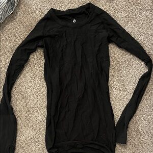 lululemon athletica Black Long Sleeve Tee